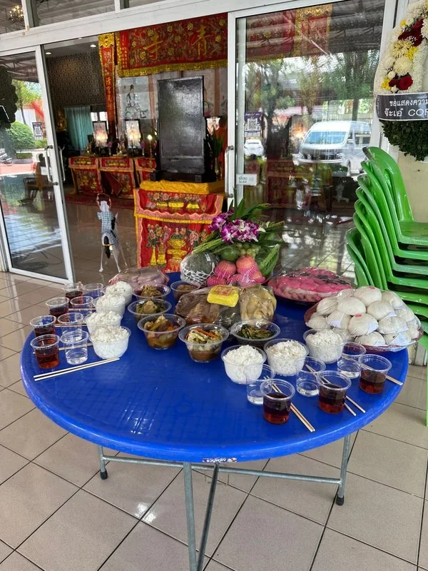 ภาพภายในพิธีกงเต๊ก งานศพจีน