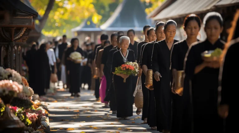 พิธีการจัดงานศพ ของคนไทยในศาสนาพุทธ