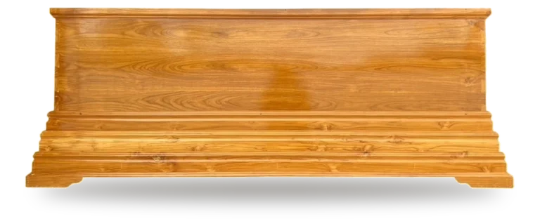 หีบไม้สักฐาน 3 ชั้น
